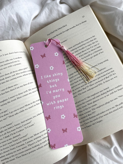 Lover Bookmark | Cornelia Street & Paper Rings Bookmark