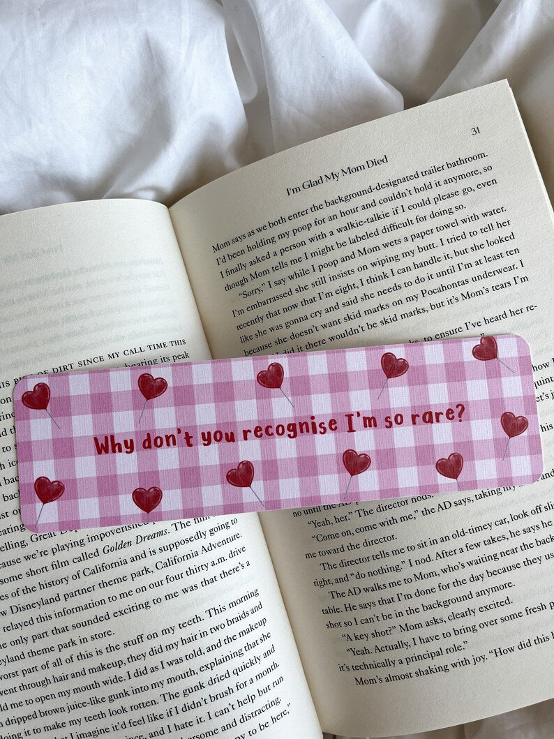 Selena Gomez Inspired Bookmark | Rare Bookmark