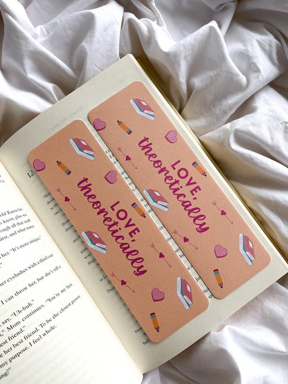 The Love Hypothesis Inspired Bookmark | Love Theoretically Bookmark