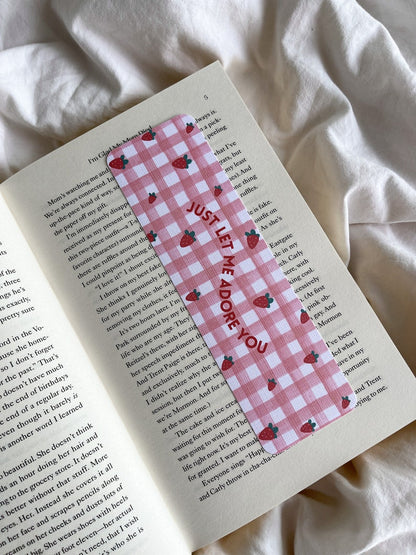 Cute Cherry Peach Bookmark | Keep Driving Bookmark