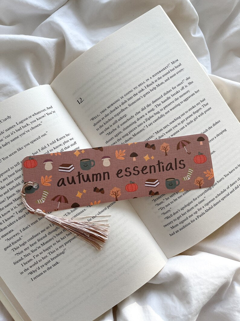 Pumpkin Bookmark | Autumn Essentials Bookmark