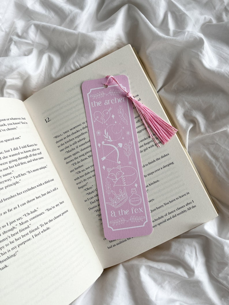 The Archer & The Fox Bookmark | Once Upon A Broken Heart Bookmark | Romantasy Bookmark | Romantasy Era | Romance Fantasy Bookmark