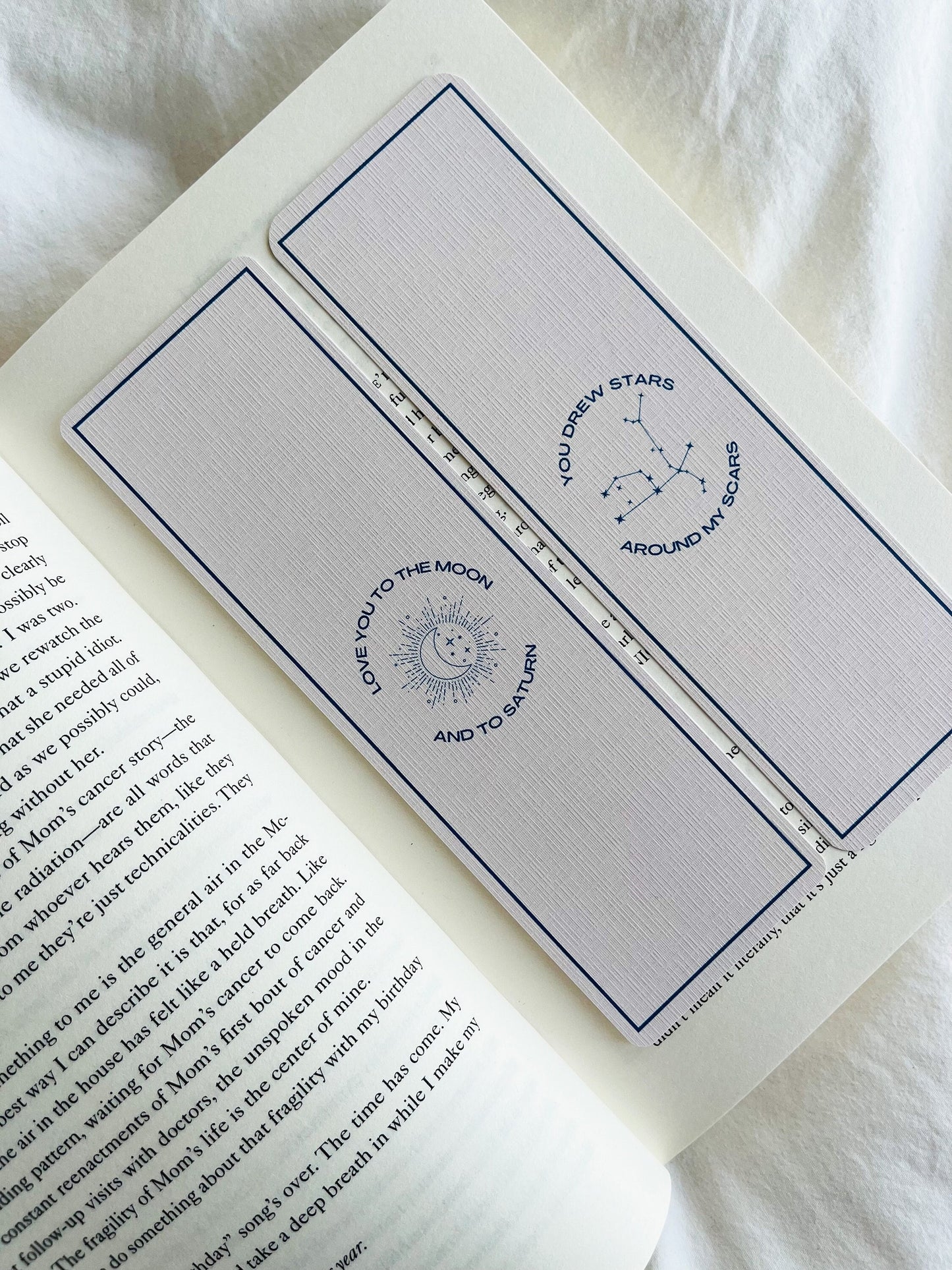 TS Folklore Bookmarks | Cardigan & Seven Lyrics