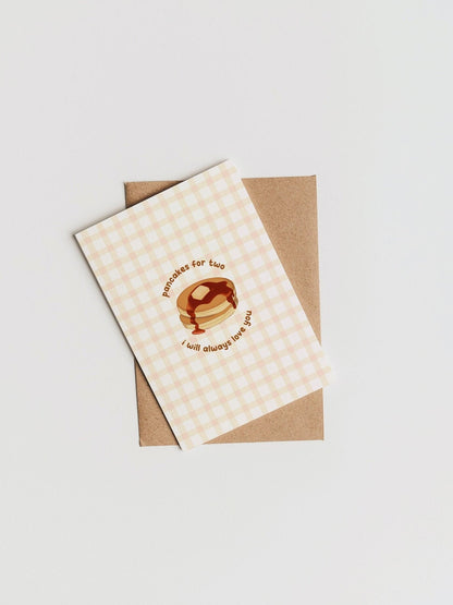 Pancakes For Two Greeting Card