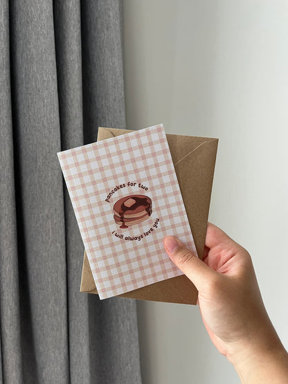 Pancakes For Two Greeting Card