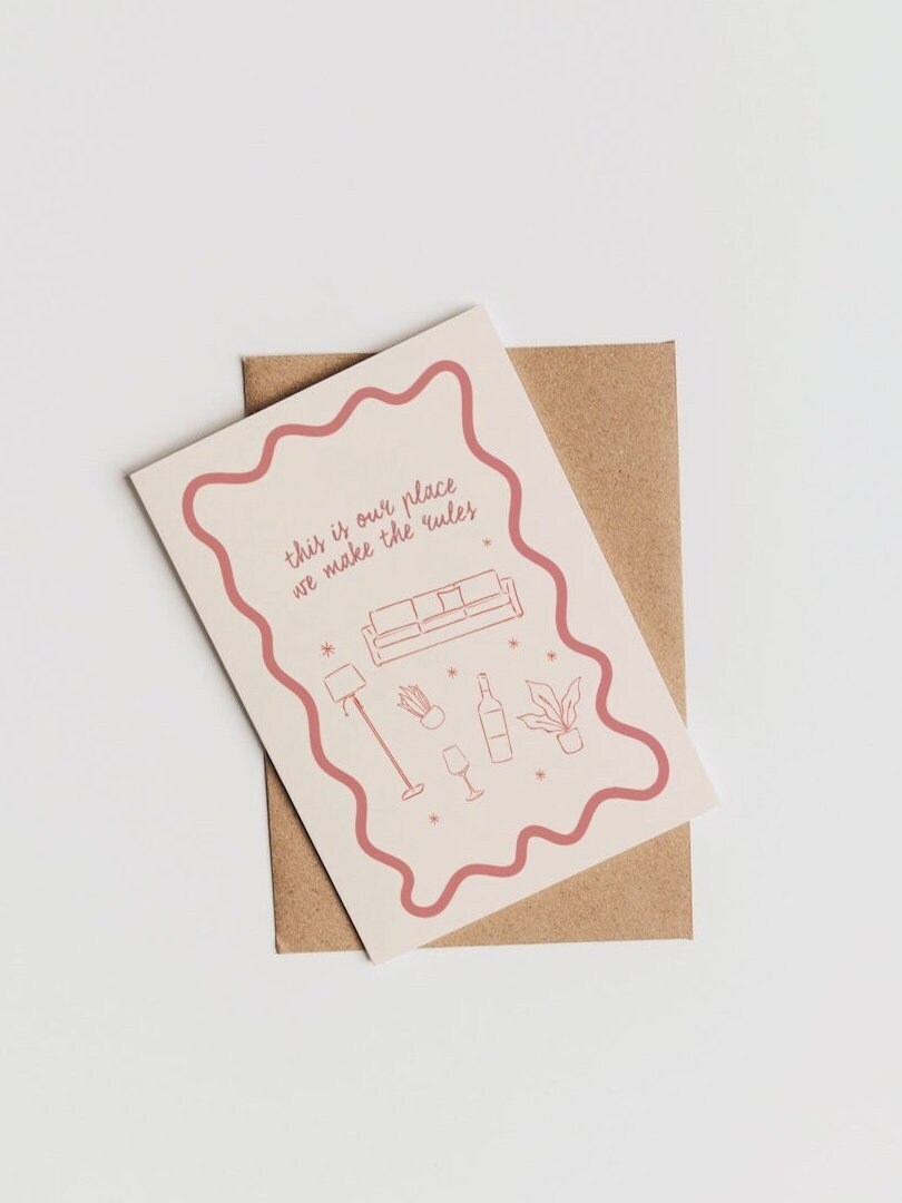 This Is Our Place We Make The Rules Greeting Card | TS Inspired Card