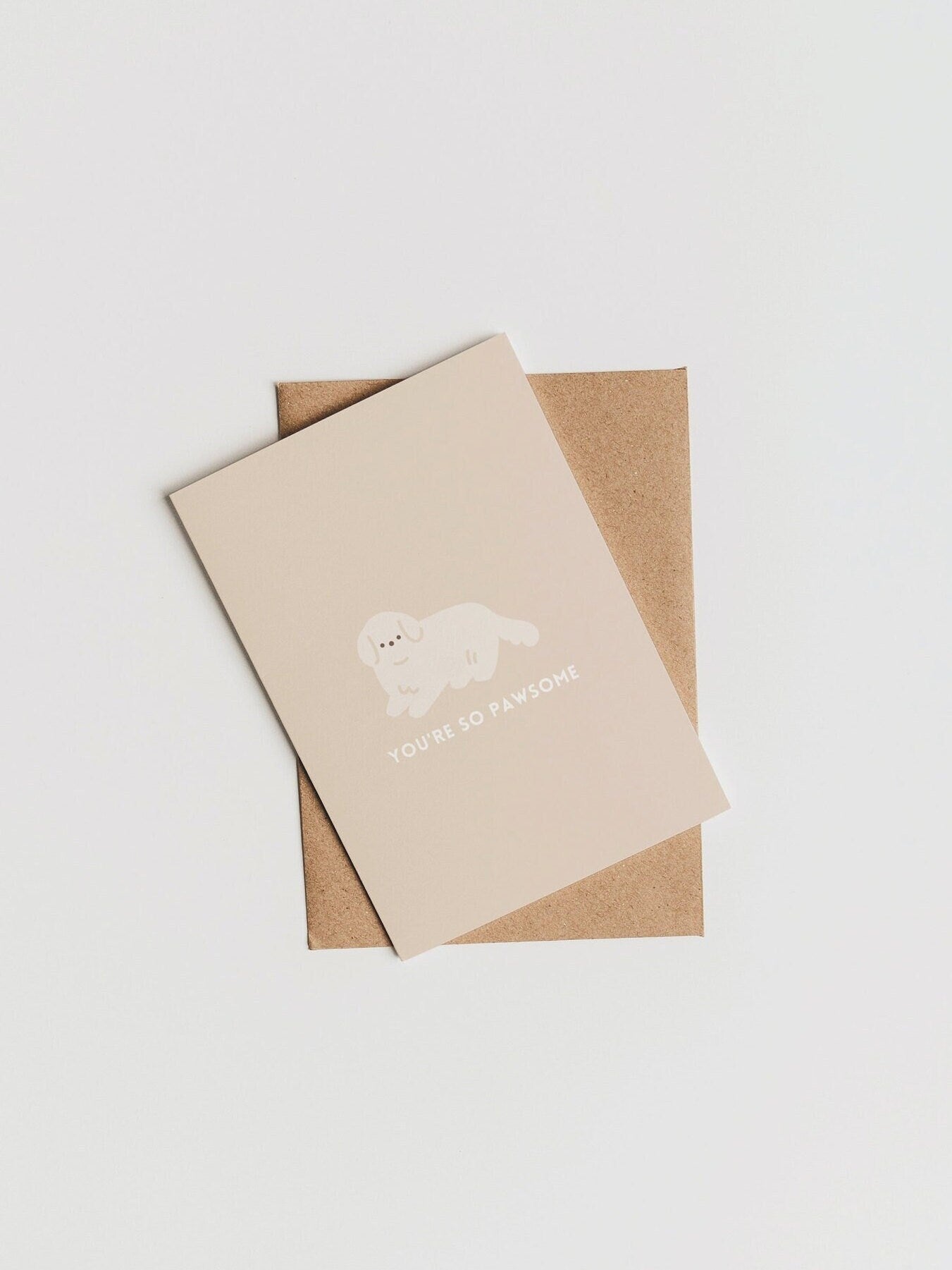 You're So Pawsome Card | Labrador Golden Retriever Card