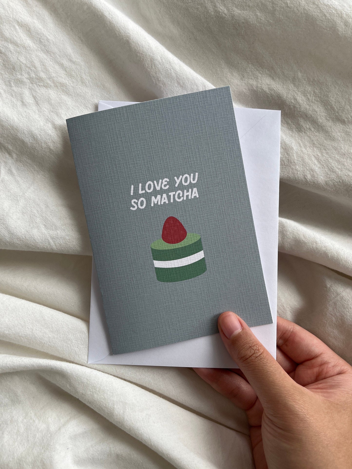 I Love You So Matcha Card | Birthday Card