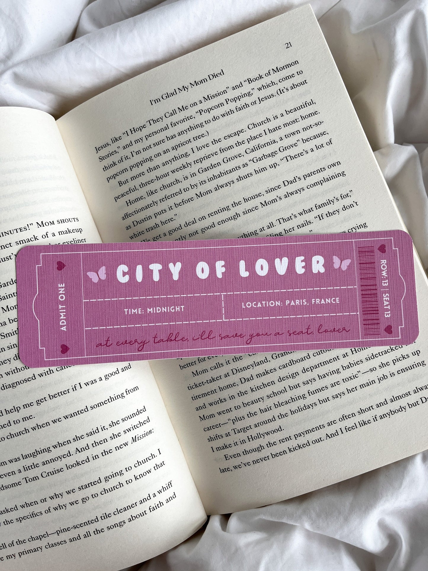 TS Lover Bookmark | Cornelia Street & Paper Rings Bookmark