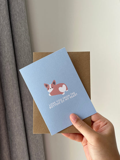 Corgi Greeting Card | Sweet Corgi Dog Card