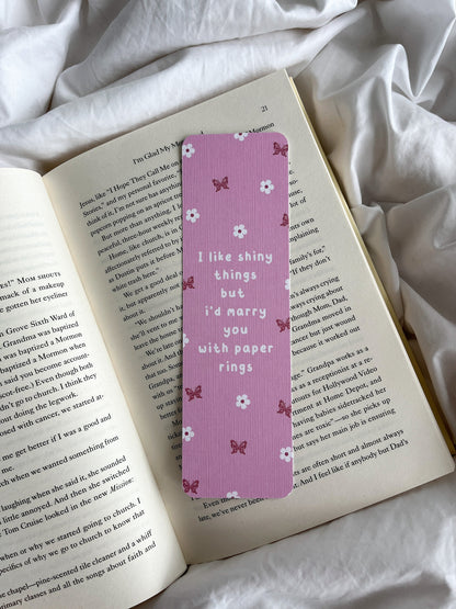 Lover Bookmark | Cornelia Street & Paper Rings Bookmark