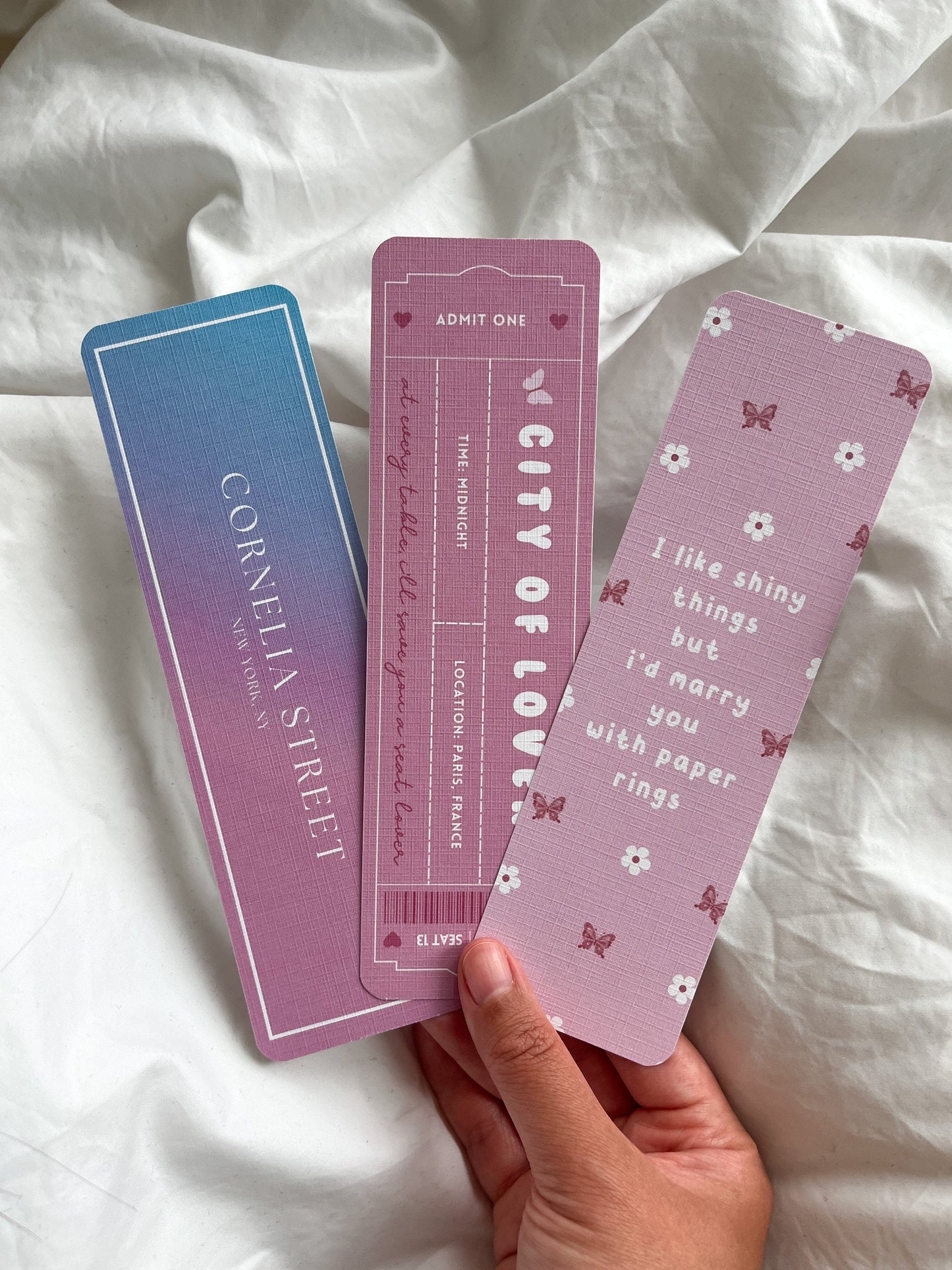 TS Lover Bookmark | Cornelia Street & Paper Rings Bookmark