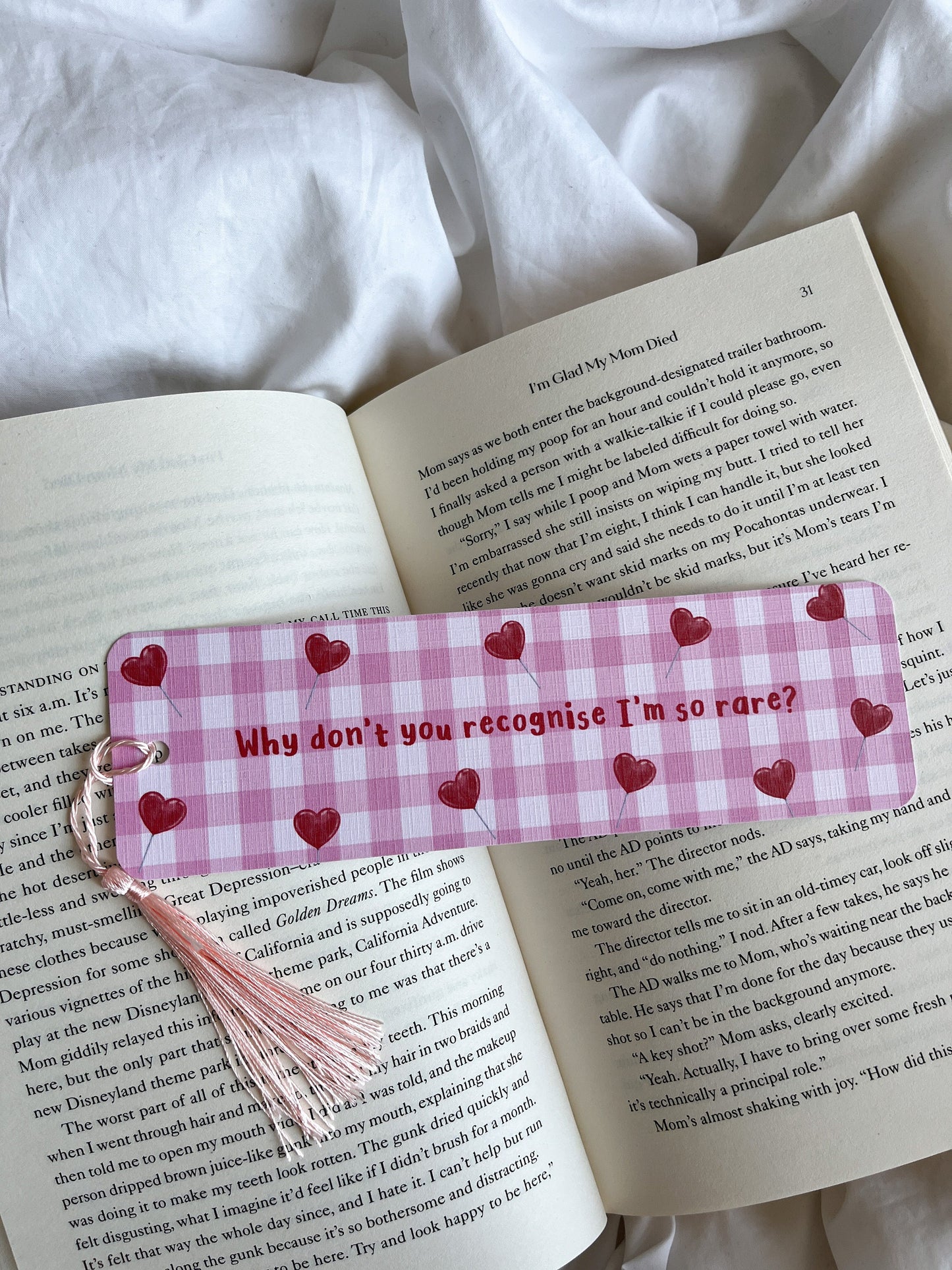 Selena Gomez Inspired Bookmark | Rare Bookmark