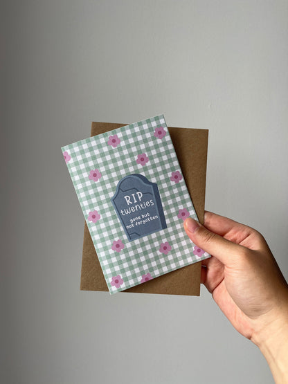 30th Birthday Card | RIP Twenties Birthday Card