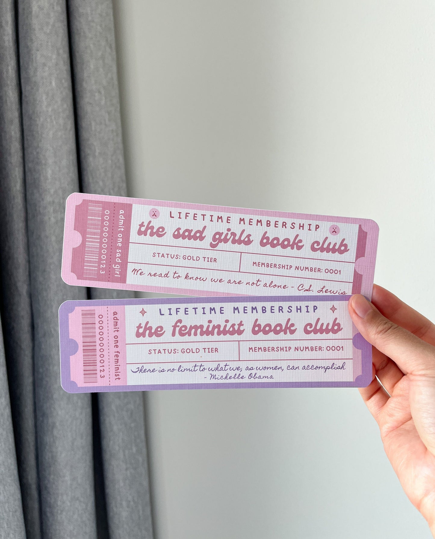 The Sad Girls Book Club Bookmark