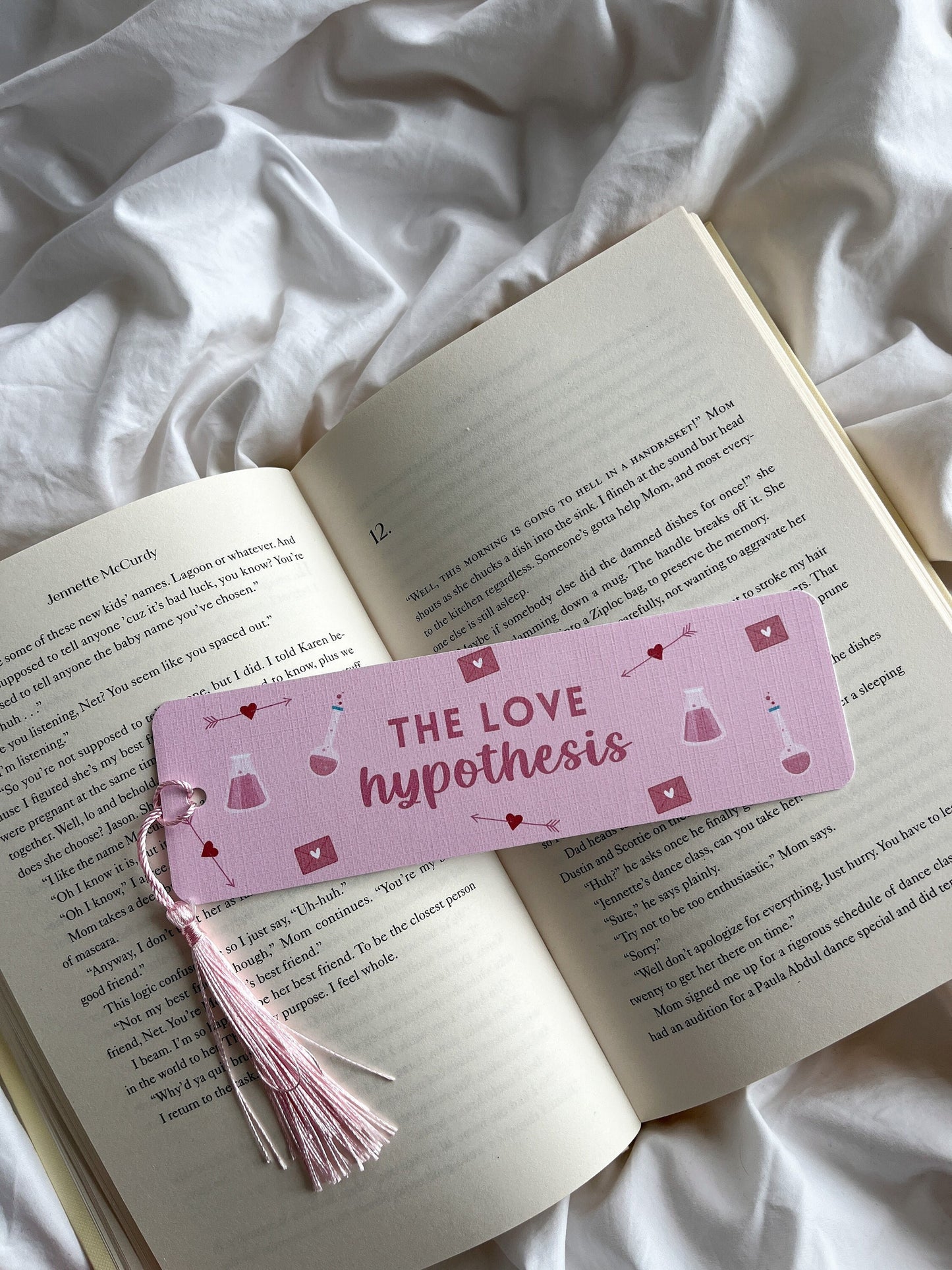 The Love Hypothesis Inspired Bookmark | Love Theoretically Bookmark