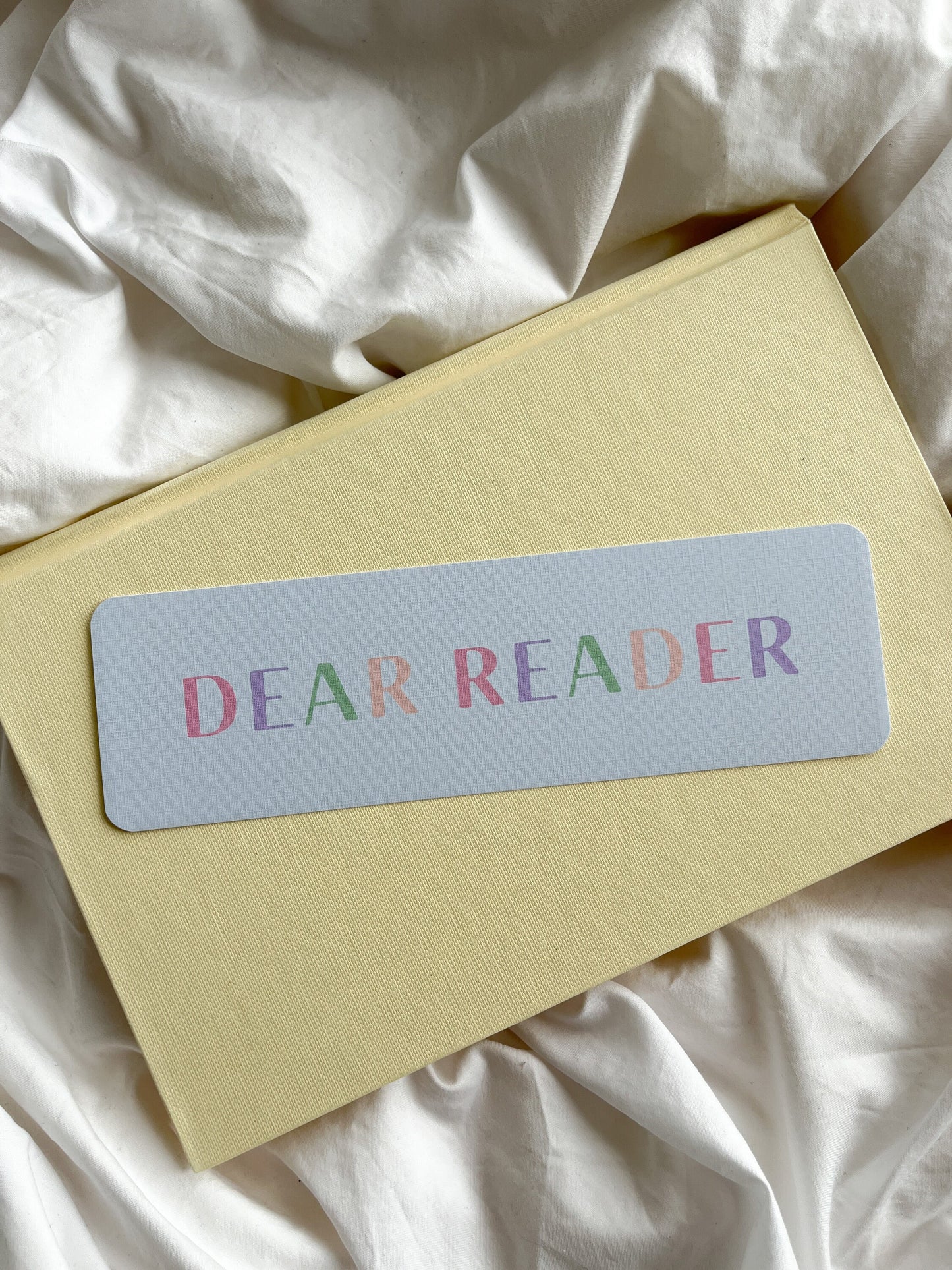 Dear Reader Bookmark | Cute Pastel Bookmark