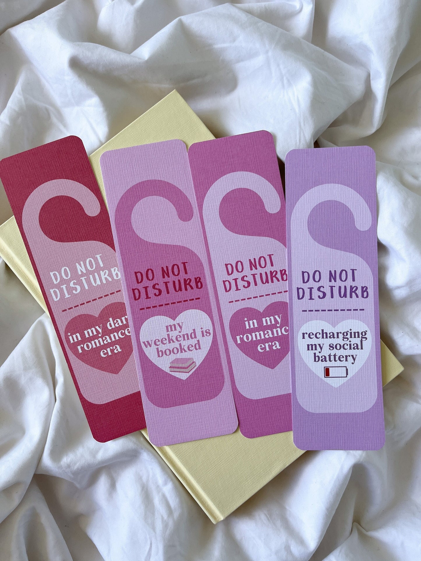 Do Not Disturb Bookmark Series | Cute Romantic Bookmarks