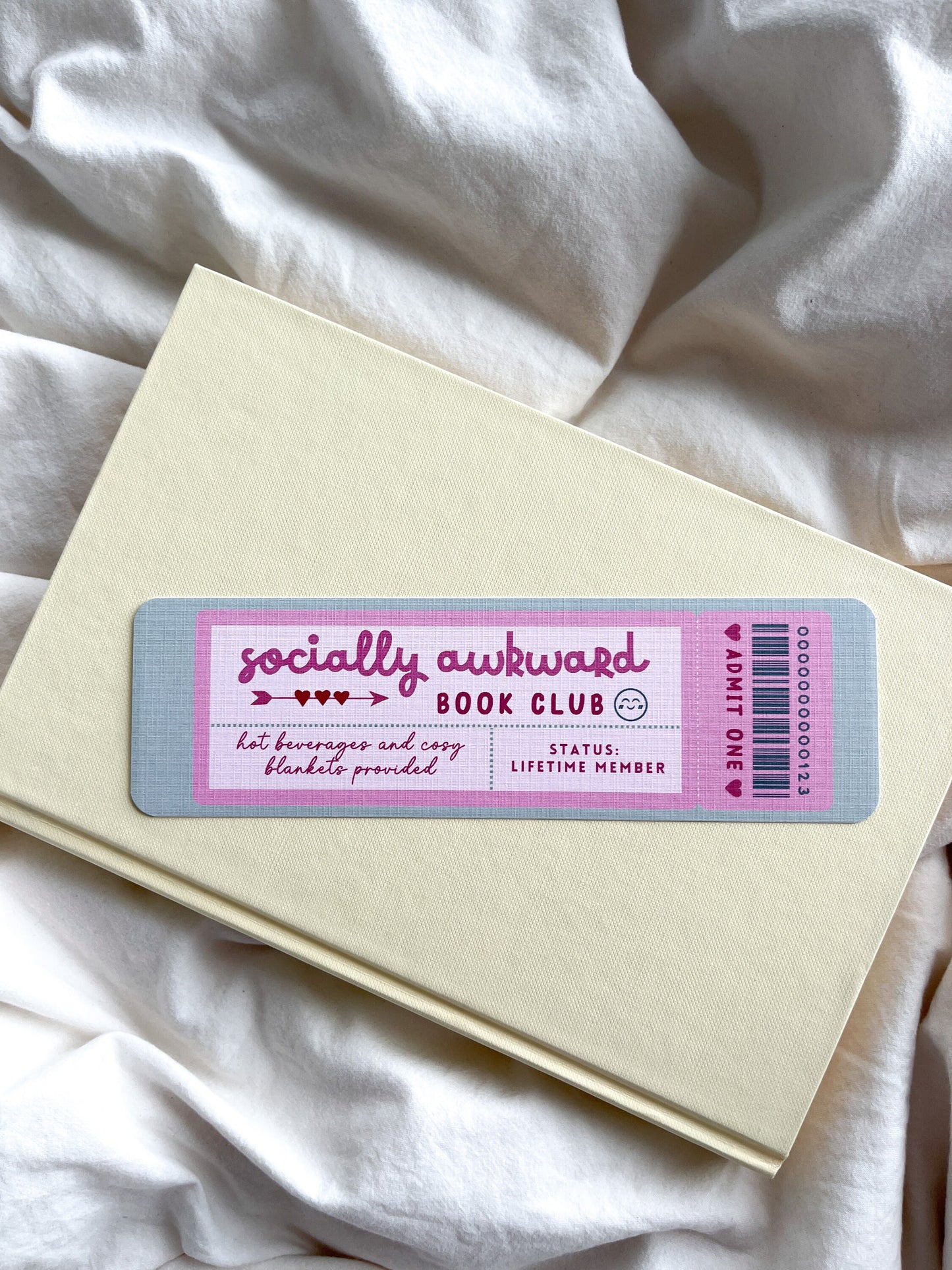 Socially Awkward Book Club Bookmark Ticket