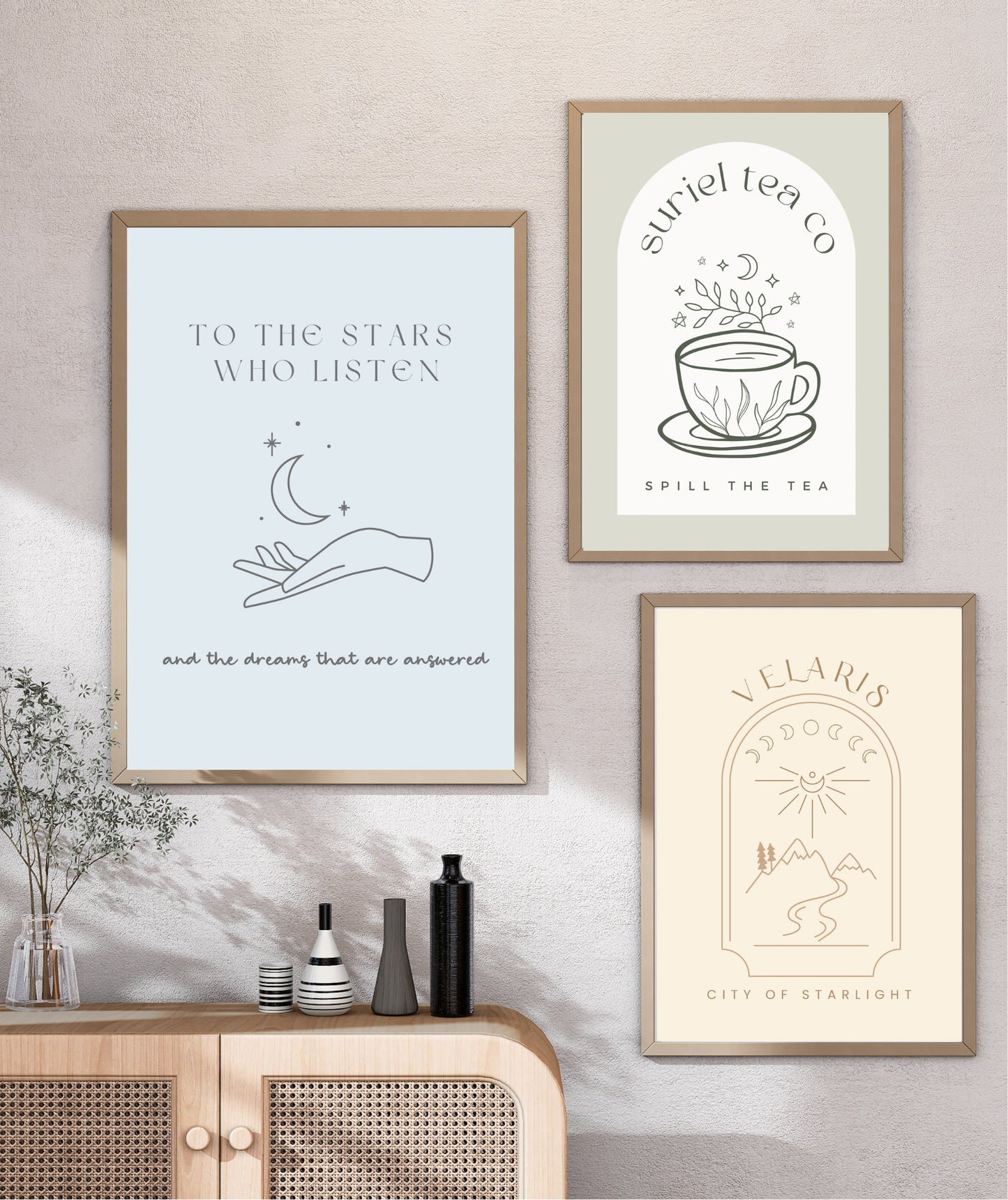 ACOTAR Inspired Posters | Velaris City Prints