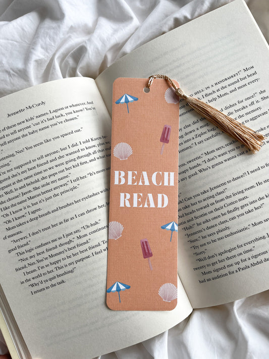 Beach Read Bookmark | Cute Summer Bookmark