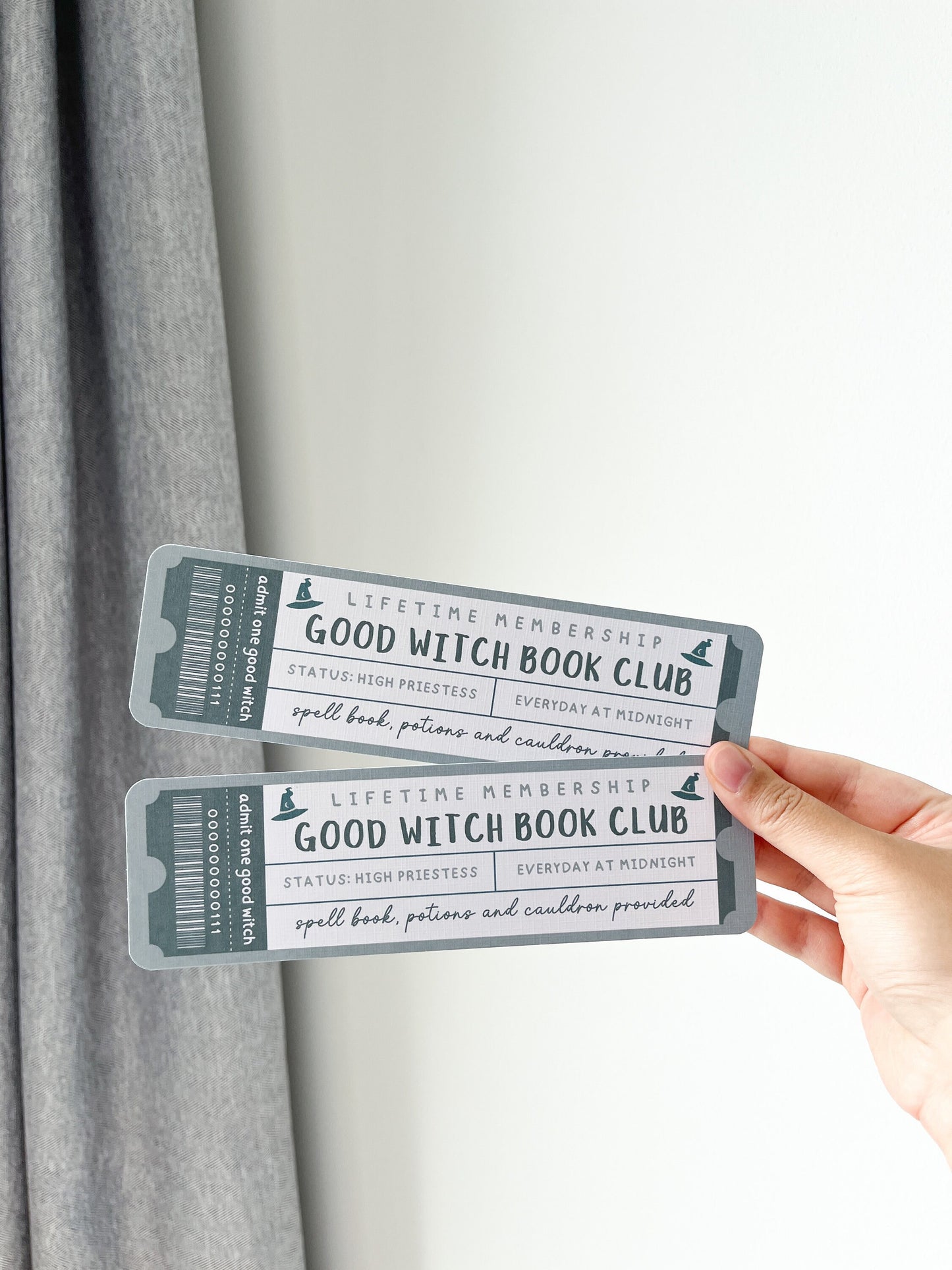 Good Witch Book Club Bookmark Ticket