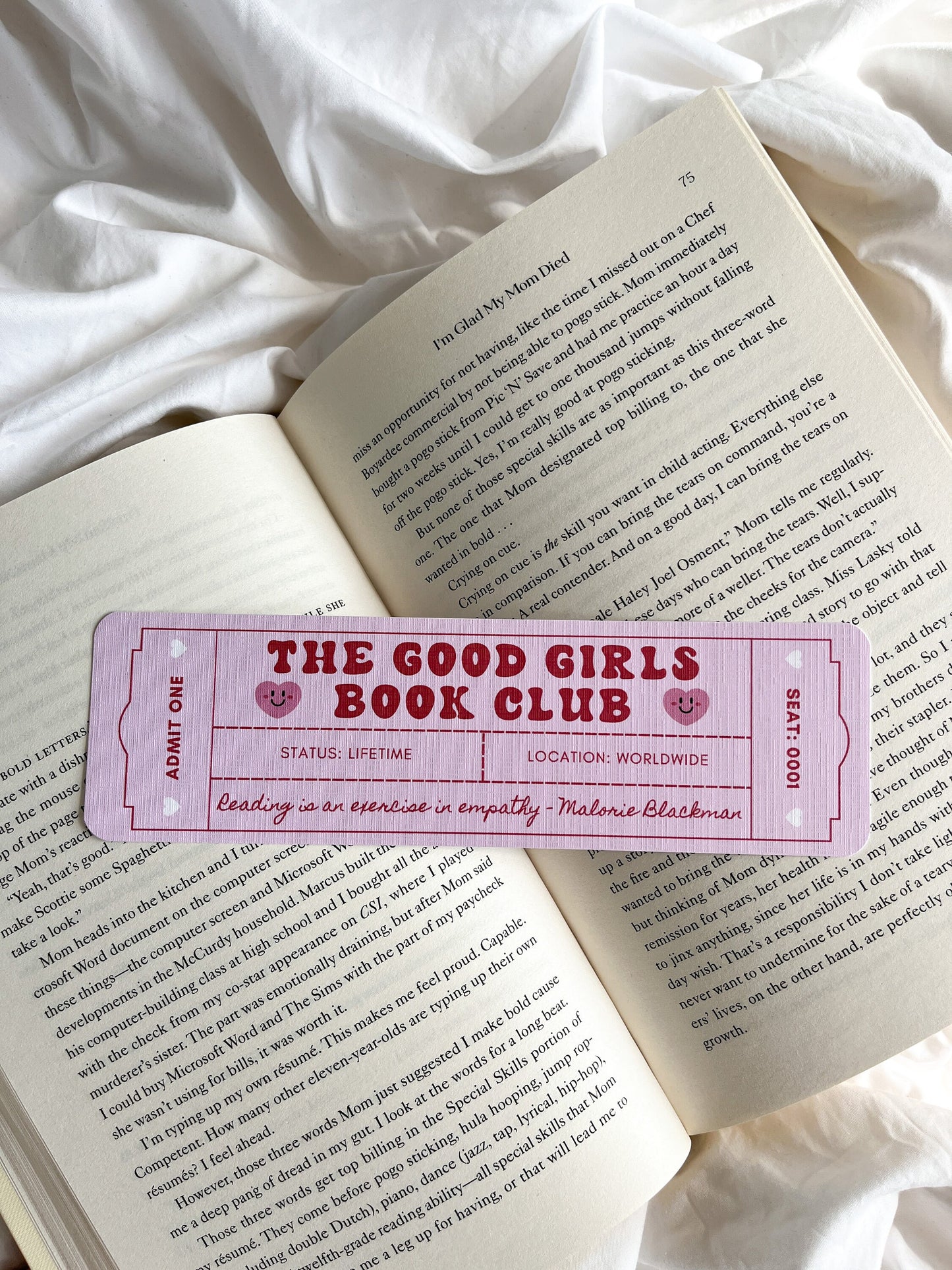 The Good Girls Book Club Bookmark