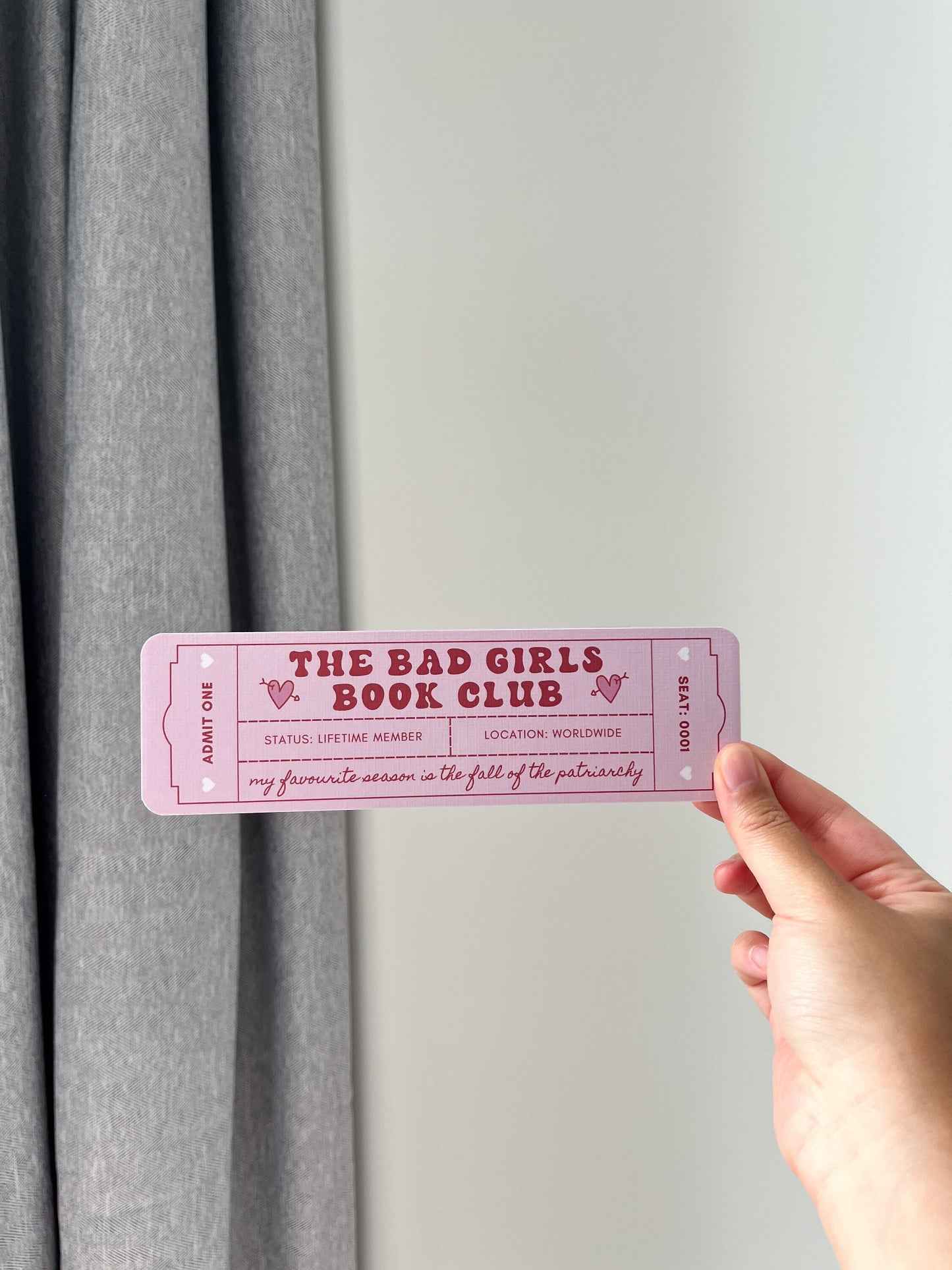 The Bad Girl Book Club Bookmark