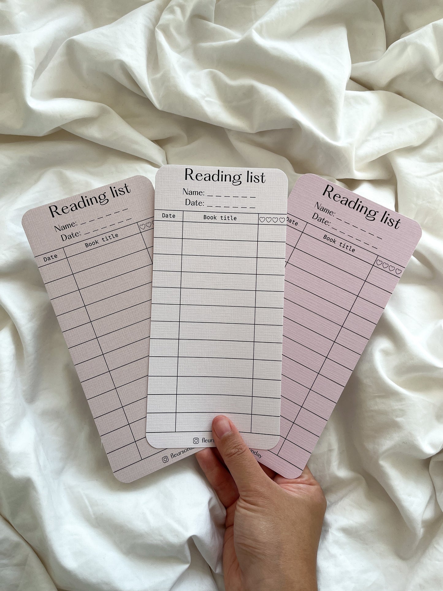 Reading List | Library Card Style Bookmark