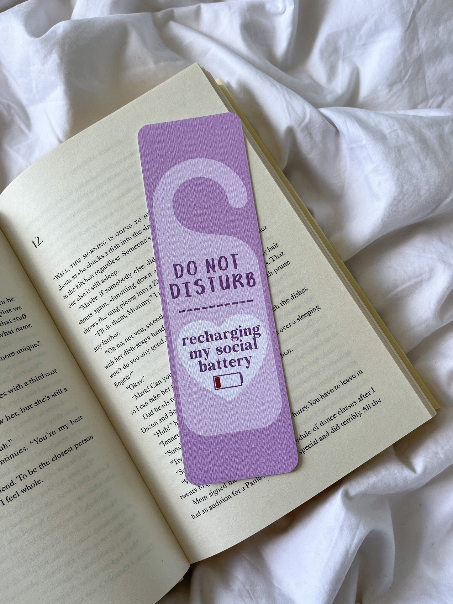 Do Not Disturb Bookmark Series | Cute Romantic Bookmarks