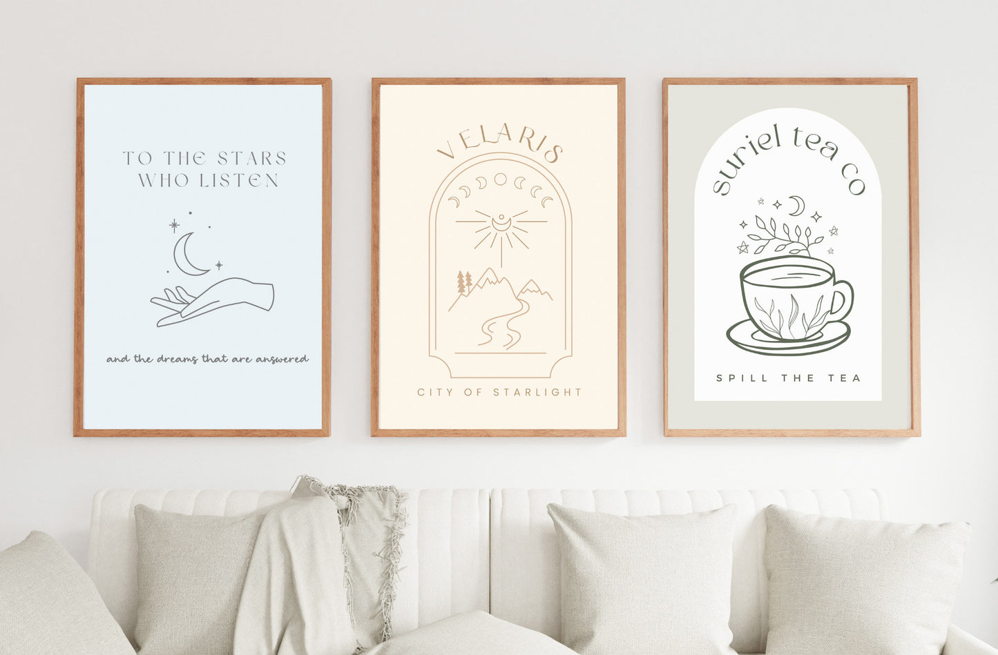 ACOTAR Inspired Posters | Velaris City Prints