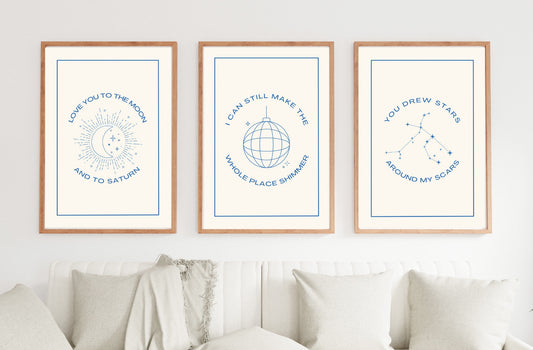 TS Inspired Posters | Folklore Art Prints