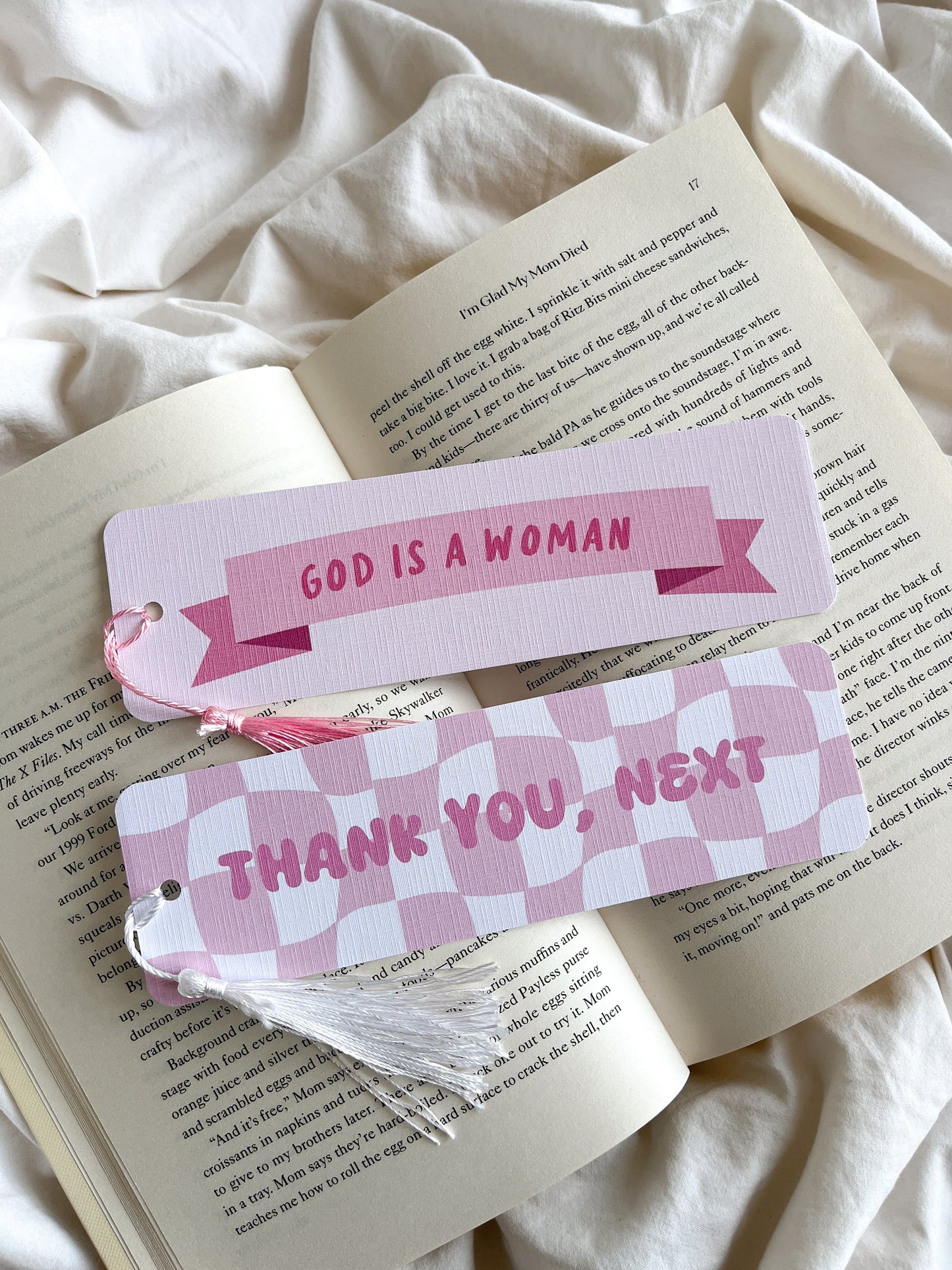 God Is A Women Bookmark | Thank You Next Bookmark | Music Bookmark