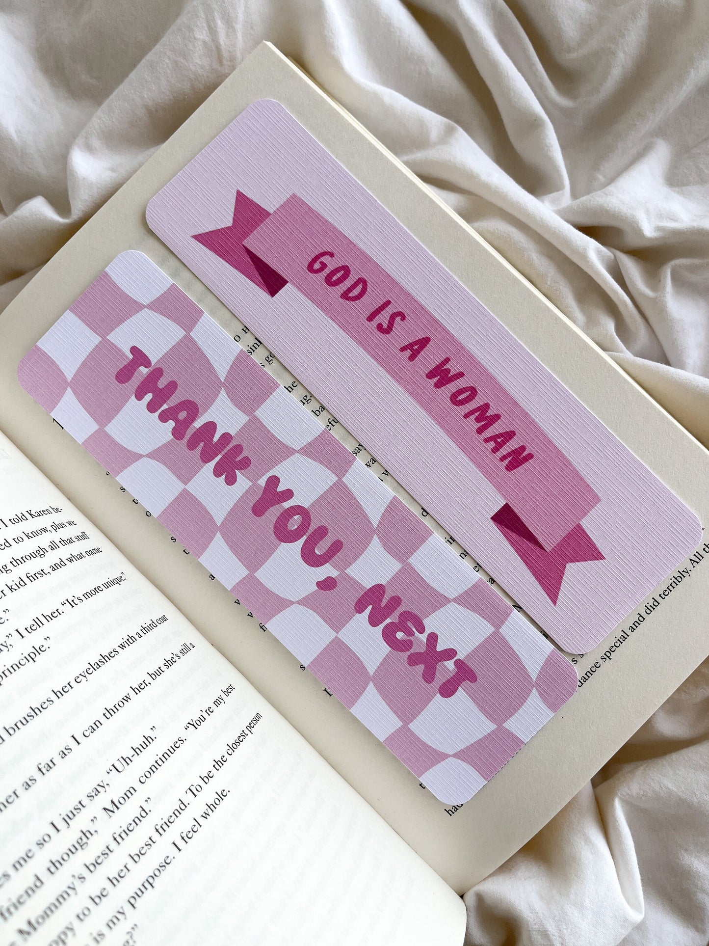 God Is A Women Bookmark | Thank You Next Bookmark | Music Bookmark