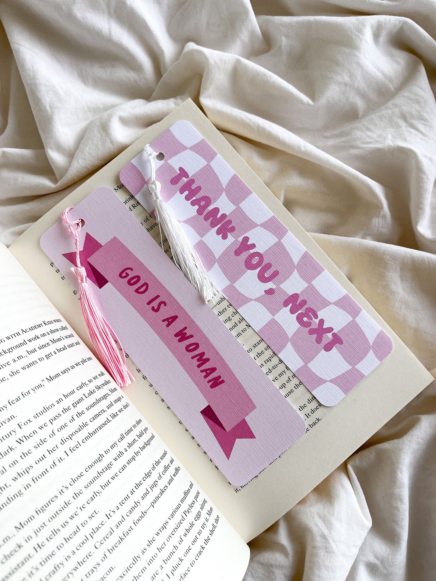 God Is A Women Bookmark | Thank You Next Bookmark | Music Bookmark