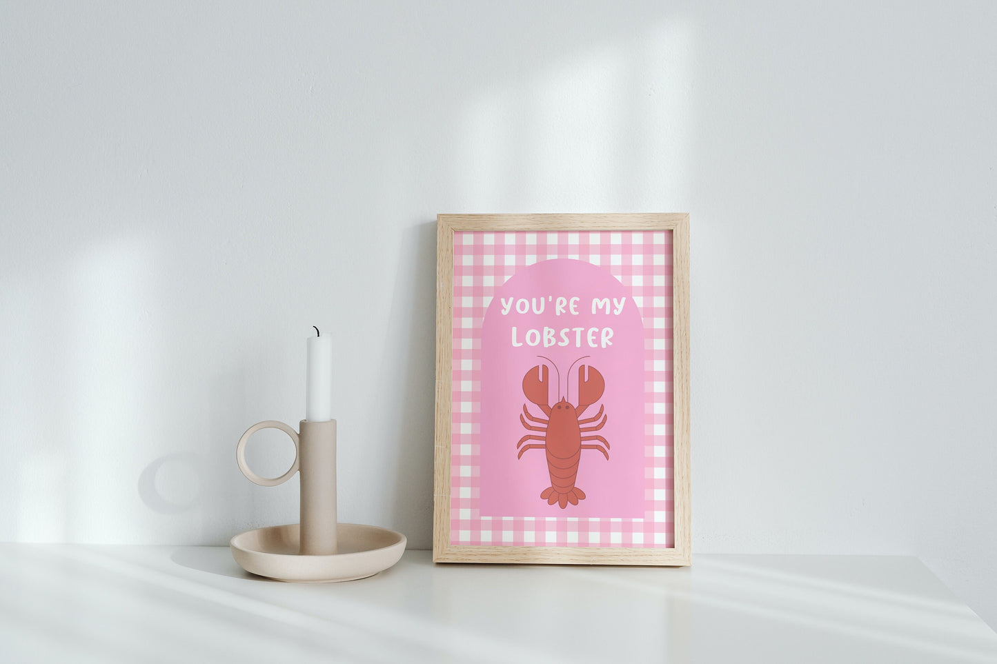 You're My Lobster Wall Art Decor | Friends TV 90s Nostalgic Wall Art