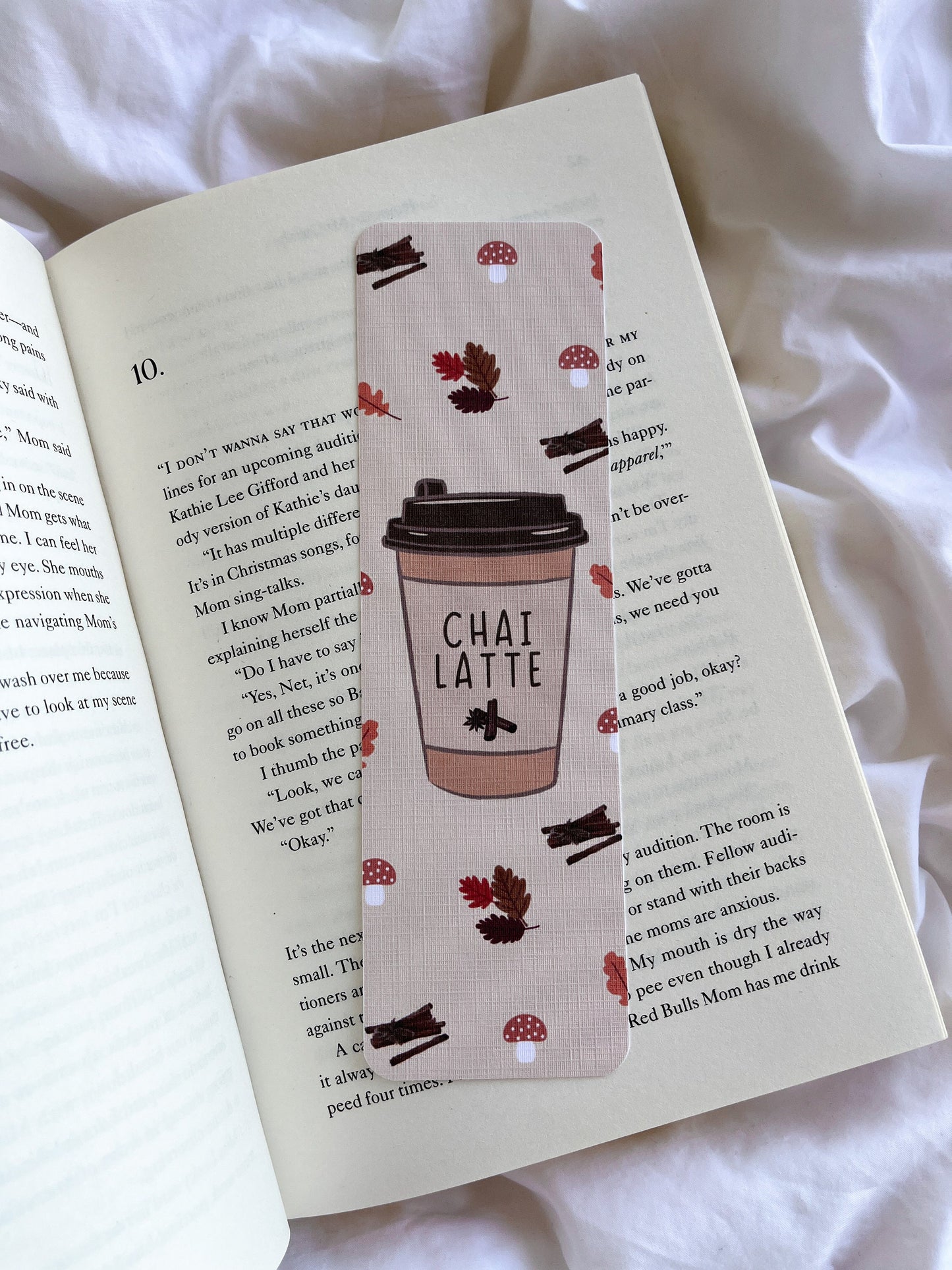 Coffee Bookmark | Autumn Fall Bookmarks | Pumpkin Spice Latte & Chai Latte Bookmark