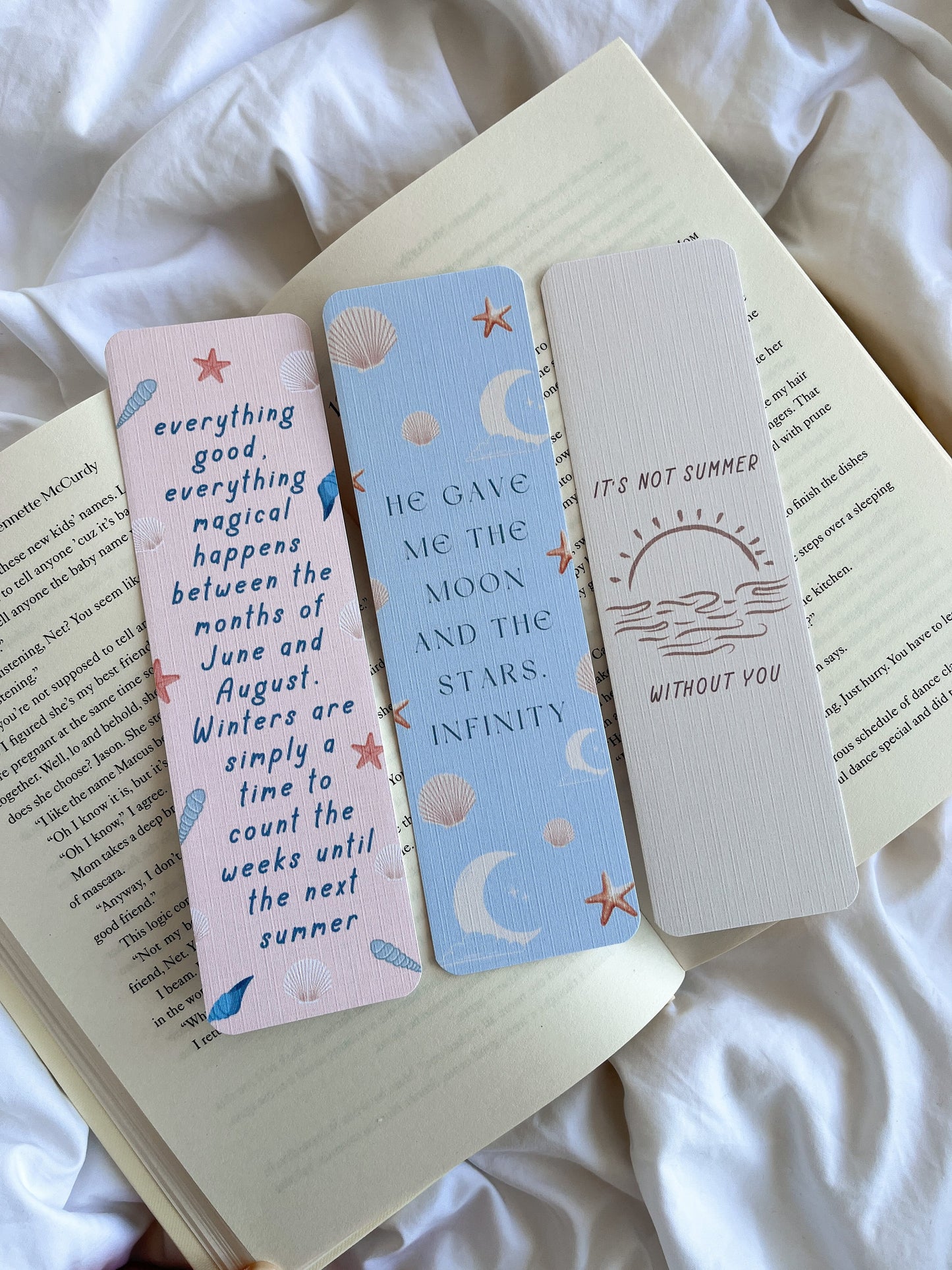 The Summer I Turned Pretty Inspired Bookmarks