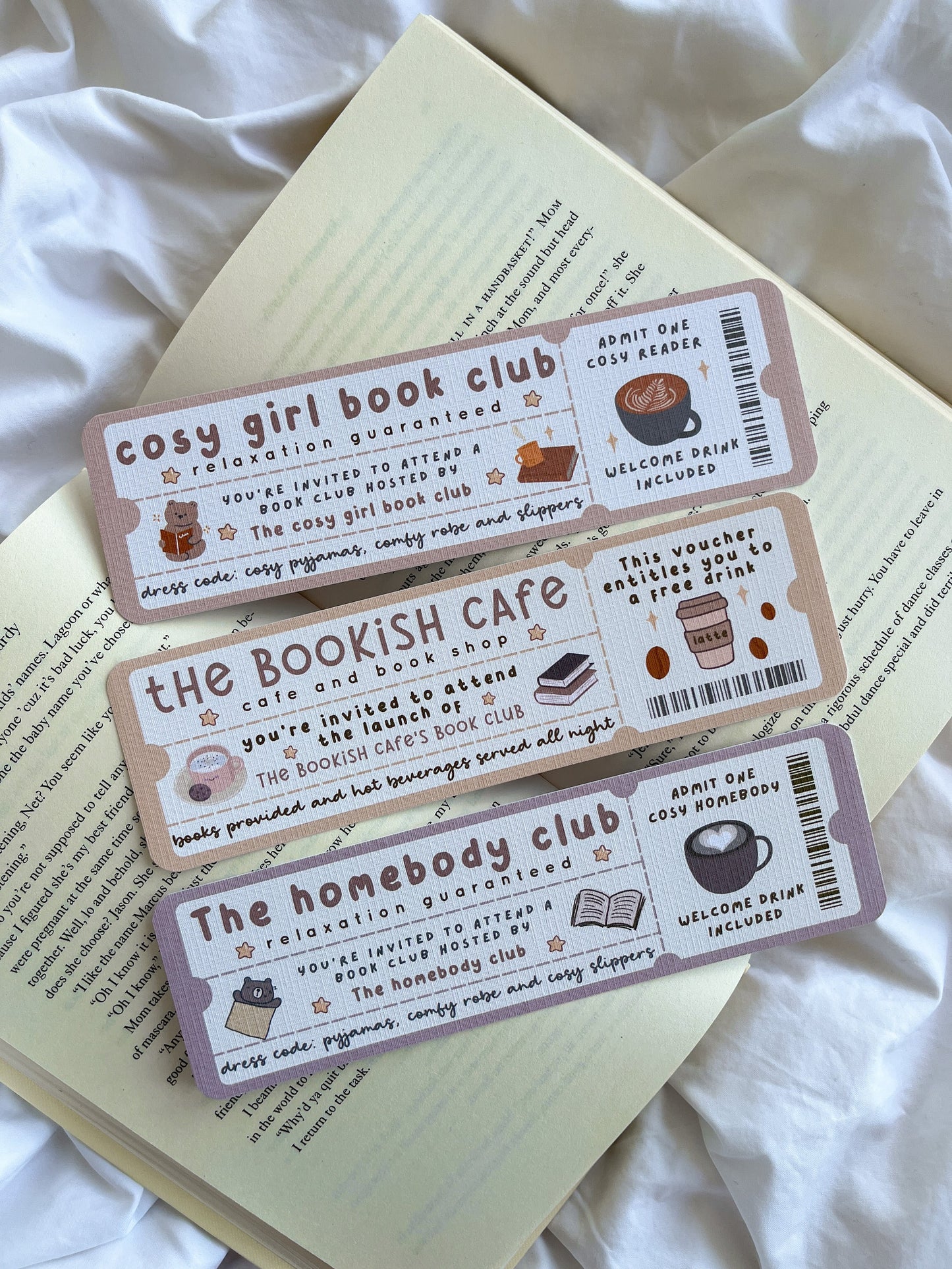 The Homebody Book Club Bookmark