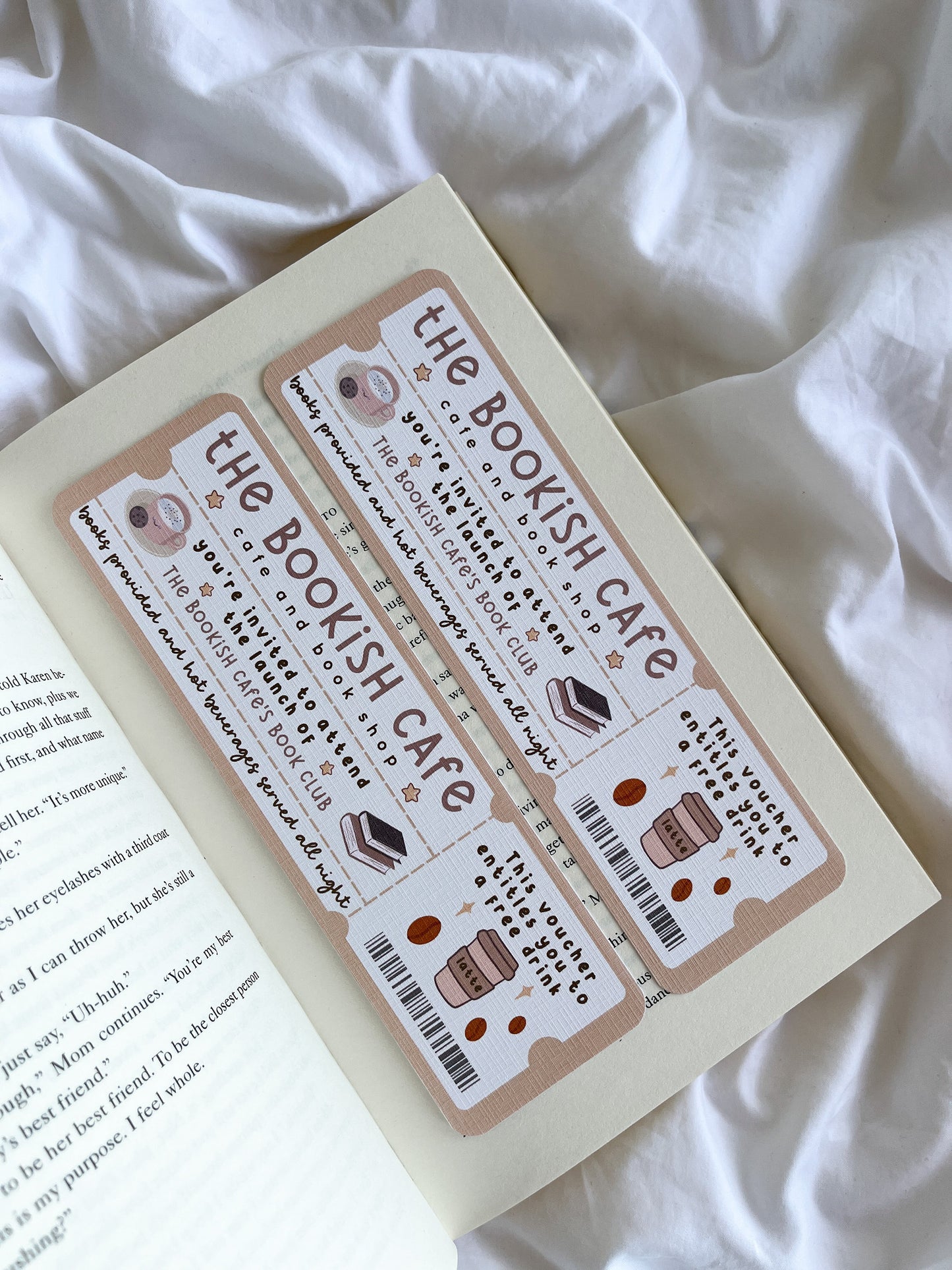 The Bookish Cafe Book Club Ticket