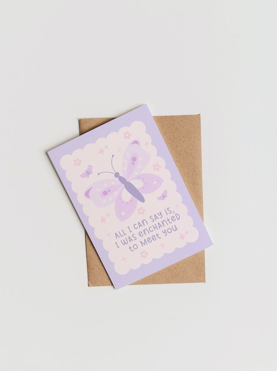 I Was Enchanted To Meet You Greeting Card  | TS Speak Now Card