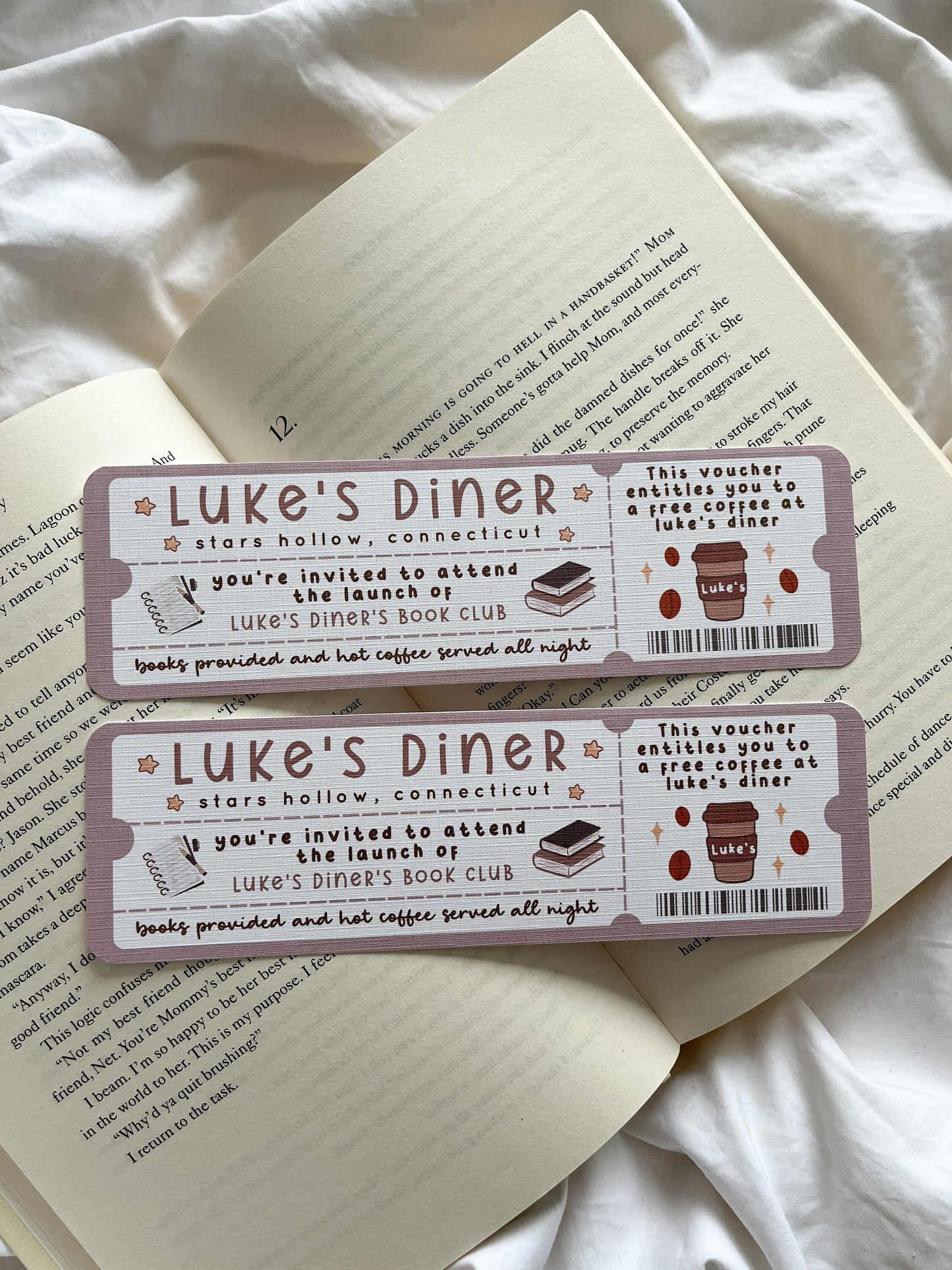 Luke’s Diner Bookmark | | Gilmore Girls Bookmark