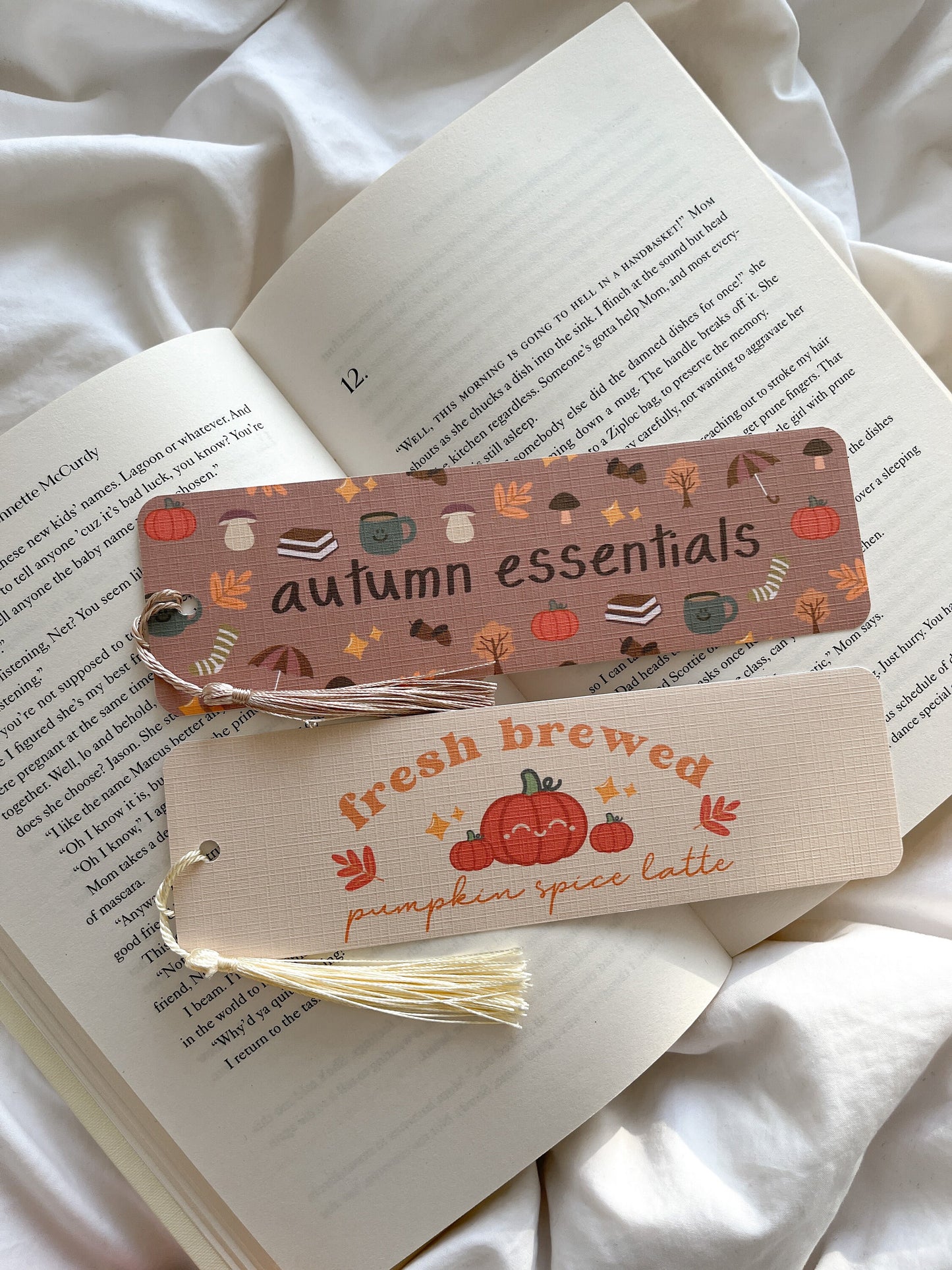 Pumpkin Bookmark | Autumn Essentials Bookmark