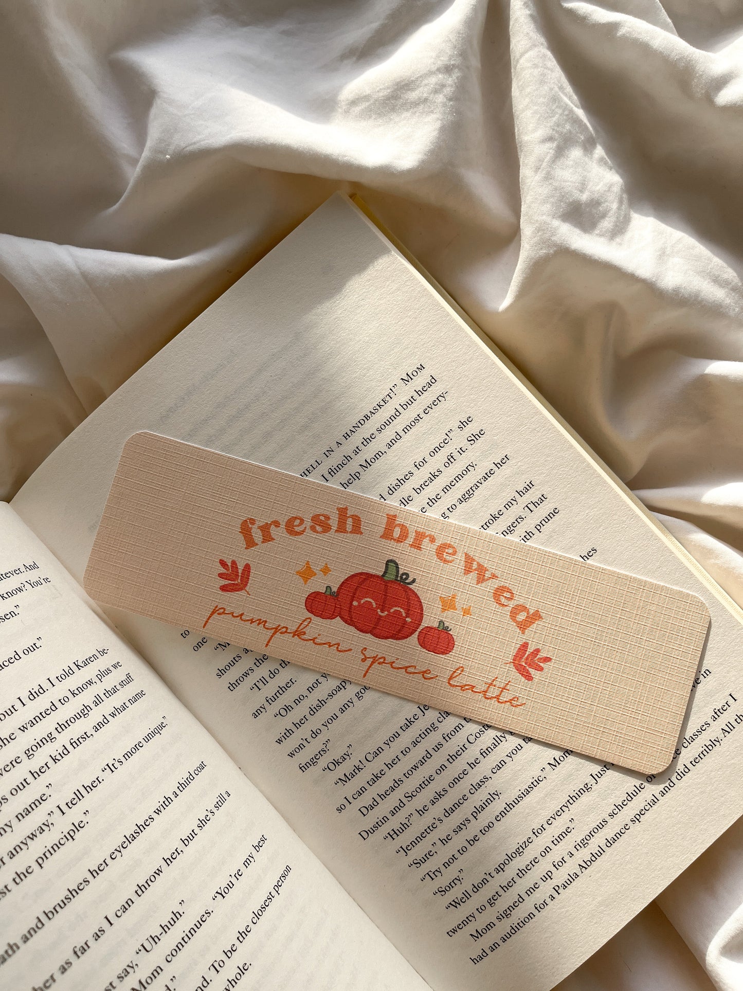 Pumpkin Bookmark | Autumn Essentials Bookmark