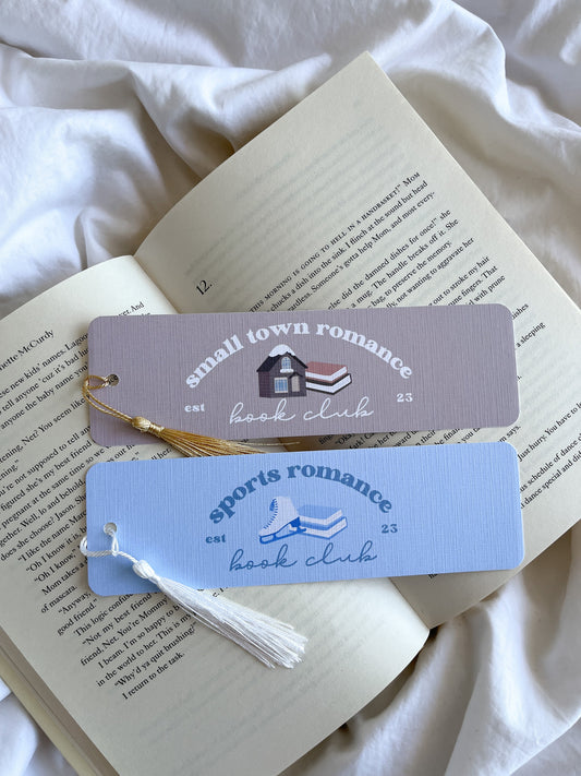 Romance Bookmarks | Small Town Romance | Sports Romance Era