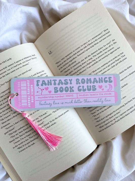 Fantasy Romance Book Club Bookmark | Romantasy Bookmark