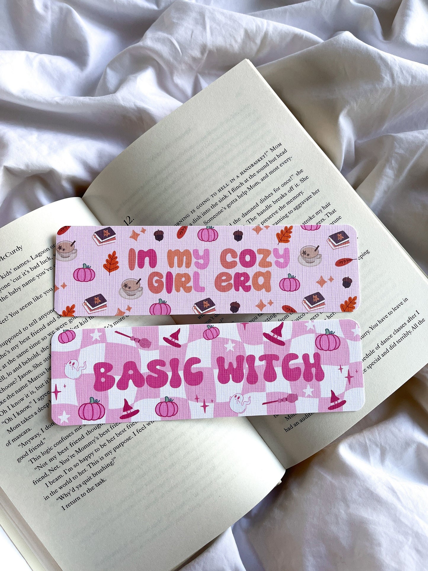 Cozy Girl Era Bookmark | Basic Witch Bookmark