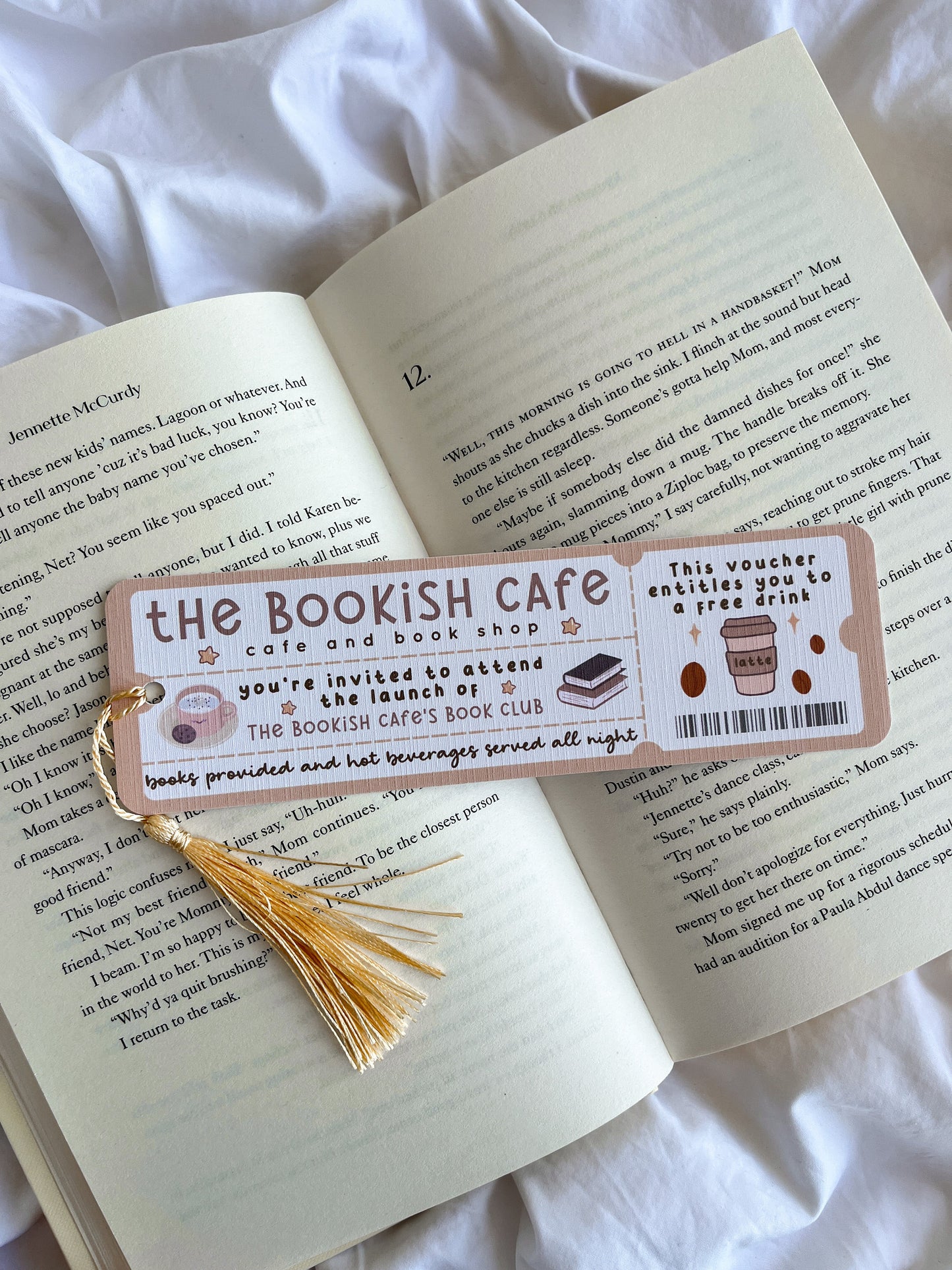 The Bookish Cafe Book Club Ticket