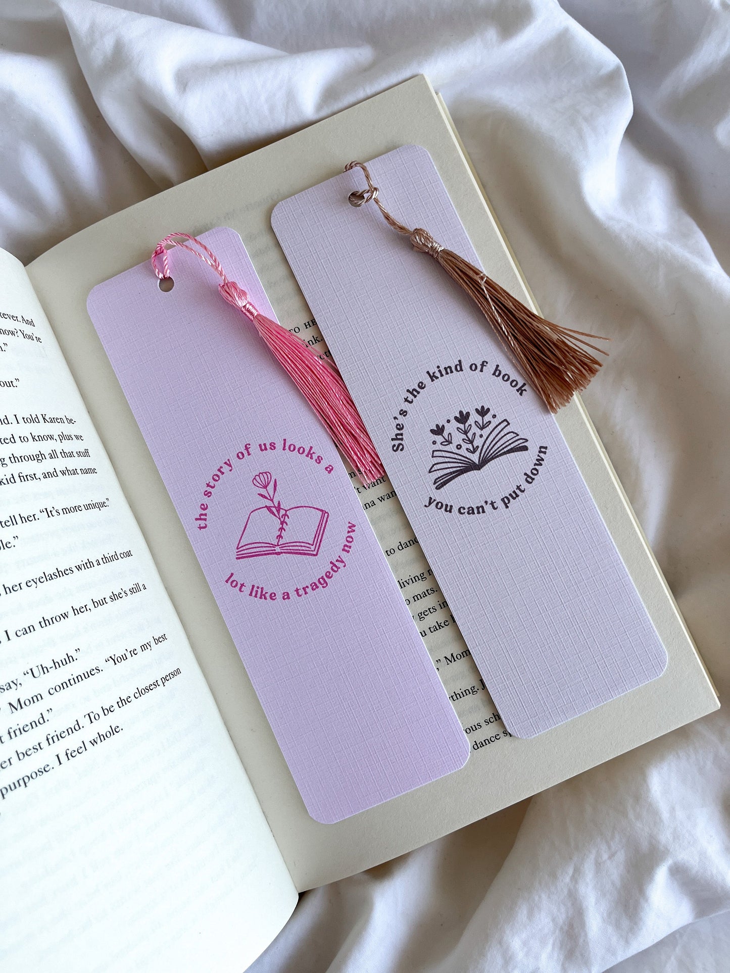 She’s The Kind Of Book You Can’t Put Down Bookmark | The Story of Us | Taylor Lyrics Bookmarks | Minimal Bookmark | When Emma Falls In Love