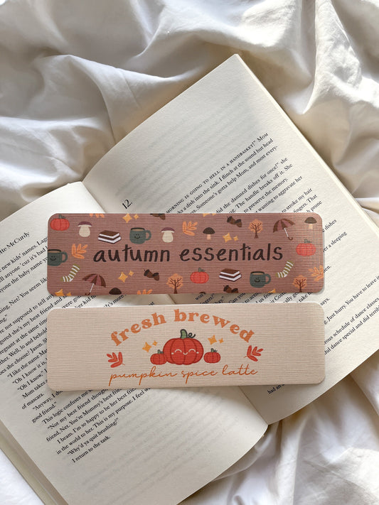 Pumpkin Bookmark | Autumn Essentials Bookmark